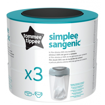 Tommee tippee recambio sangenic simplee x3