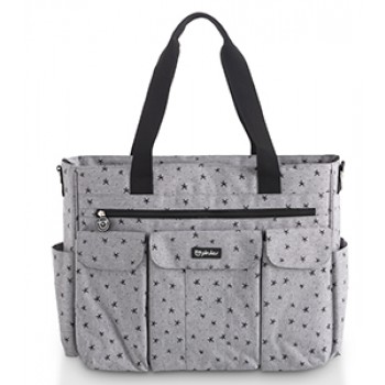 Bimbi irulos bolso maternal XL cambiador colecci n denim estampado