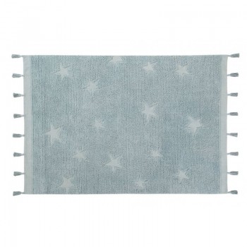 Lorena canals alfombra lavable Hippy stars aqua