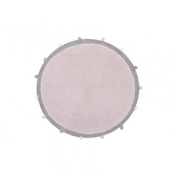 Lorena canals alfombra lavable Bubbly rosa claro 