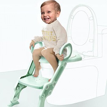 KEPLIN Adaptador WC para Niños con Escalera - Reductor WC para