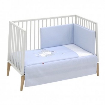 Cambrass juego 2 pcs colcha i/v colección be zoe celeste 