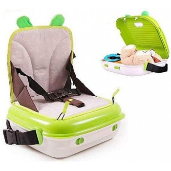 Star Ibaby Dual, Trona portátil de viaje con almacenamiento 2 en 1, Verde -  Reacondicionado