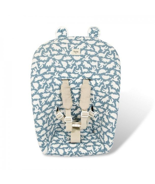 Funda Trona Stokke Toile Floral Azul