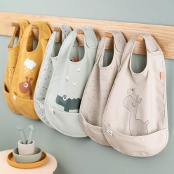 Done by deer pack de 2 Baberos velcro