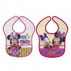 Interbaby pack 2 baberos PEVA colección disney- Minnie 