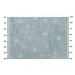 Lorena canals alfombra lavable Hippy stars aqua