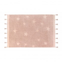 Lorena canalas alfombra lavable Hippy stars vintage nude 120 x 175 cm