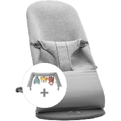 Babybjorn Pack Hamaca Bliss 3D Jersey con juguete amigos suave