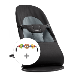 Babybjorn Pack Hamaca Balance Soft algodon con Juguete de Madera