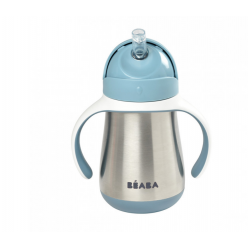 Beaba Taza inox con pajita 250 ml