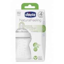 Chicco biberón Natural Feeling +4M 250 ml