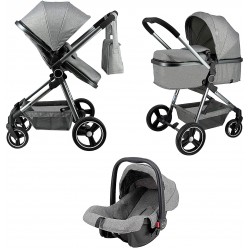 Star Ibaby City Plus - Cochecito de bebe 3 en 1 - Reacondicionado