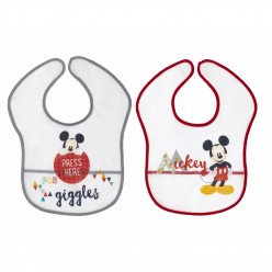 Interbaby pack 2 baberos PEVA colección disney - Mickey 