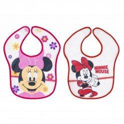 Interbaby pack 2 baberos PEVA colección disney- Minnie 