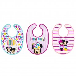 Interbaby babero rizo velcro colección disney 