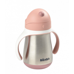 Beaba Taza inox con pajita 250 ml