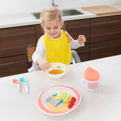 Badabulle Set de comida Yummy coral 